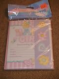 A Baby's Quilt Girl Birth Announcements