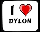I Love Dylon Decorated Mouse Pad