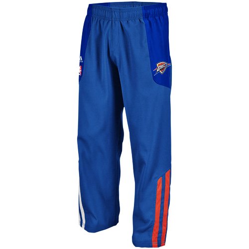 adidas Oklahoma City Thunder Royal Blue On-Court Warm-Up Pants (X-Large)