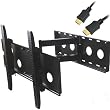 VideoSecu LCD TV bracket wall mount with 7 ft HDMI cable fitting samsung plasma HDTV 37-42 inch LN-T4065F LN-T4065F SPN4235 HP-S4233 LN-T4665F LN-S3738D 1VN