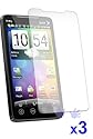 3-Pack HTC EVO 4G Sprint Combo Screen Protector for HTC EVO 4G Sprint