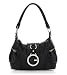 G by GUESS Avani Top Zip Hobo, BLACK