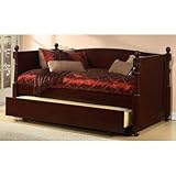 IMAGE OF Alligator I1128 - XX Monterey French Daybed with Pop - Up Trundle Finish: Antique Black