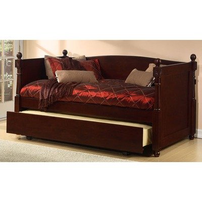 Alligator I1128 - XX Monterey French Daybed with Pop - Up Trundle Finish: Antique Black