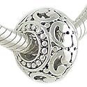 DECORATED Sterling Silver BEAD Charm fits Pandora Biagi Chamilia Bracelet GIFT BOXED