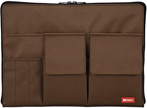 Stationery Organize Lihit Bag in Bag - A4 size - Brown (Harajuku Culture Pack)