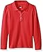 The Children's Place Girls' Long Sleeve Ruffle Polo Shirt