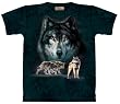 Wolf Hunting Pack The Mountain Tee Shirt