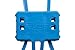 CampCo Uzi Uzi-FLXC-Trainer-BL Reusable Double Restraint Trainer Flex Cuff, Blue