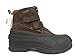 LABO Men's Black and Brown Fashion Winter Snow Boots Shoes Vel-Strap Waterproof Insulated 105