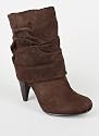 Suede Slouchy Cuff Bootie