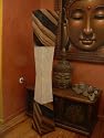 Asiatische Designer Lampe, Bananenblatt, ca. 1,5 m hoch