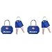 Master Lock 4681TBLR TSA-Accepted Keyed Luggage Locks, Red or Blue, 2-Pack