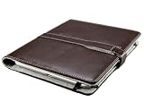M-Edge Prodigy Synthetic Leather Kindle Jacket with Hinge (Fits 6" Display, Latest Generation Kindle), Smooth Mocha Brown