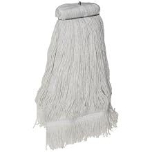 Zephyr Z-Ray 4-Ply Synthetic Screwflat Cut End Mop Head with Fantail (Pack of 12)