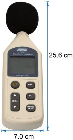 Lalawow(US) Professional Digital Sound Pressure Level Meter Detector 30-130DB Decibel USB Noise Measurement With Software CD (Support SD Card Function + SD Cards)