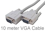 FPUK 10m VGA 15 pin Cable PC to TFT LCD Plasma TV Lead 30ft