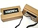 Google Cardboard kit V2 by kingwon 3D 2.0 VR Virtual Reality Glasses W Nose Padding Headset Adjustable Strap for 3.5 to 6 inches Smartphones - 2016 Rewarding Innovative black 3D video glasses-Yellow
