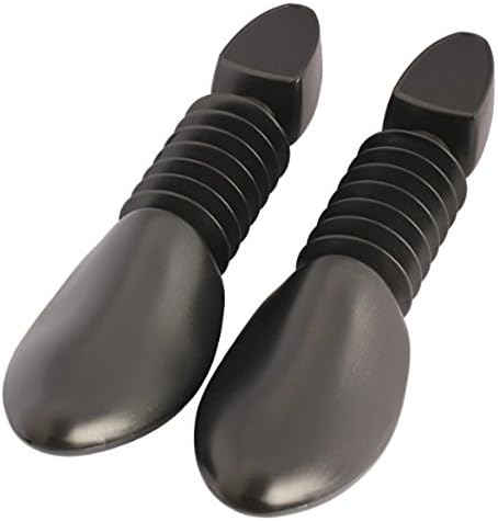 Tinksky Adjustable Men''s Plastic Spring Shoe Trees Stretchers Boot Holder Shapers - One Pair (Black)