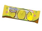 2 Pack - Milk Chocolate Dipped Marshmallow Peeps Yellow Chicks (6 Peeps Each)