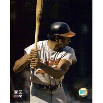 Frank Robinson Orioles Batting Color 8x10 Photo