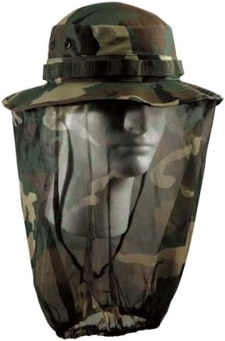 Ultra Force Camo Boonie Hat w/ Camouflage Mosquito Netting