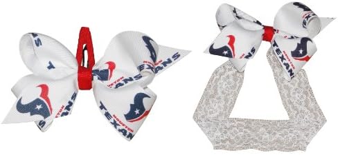 NFL Houston Texans Baby/Toddler Collection 2 Licensed Bows