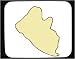 Mouse Pad with Africa, map, Liberia, outline, area, geograpy, region, land