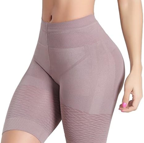 RCW Women Seamless Butt Lifter Shaper Capri Style Shaping Trimming Shorts (Small, Black)