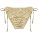 FEESHOW Men's Silky Fastening String Bikini Briefs Bulge Pouch Underwear