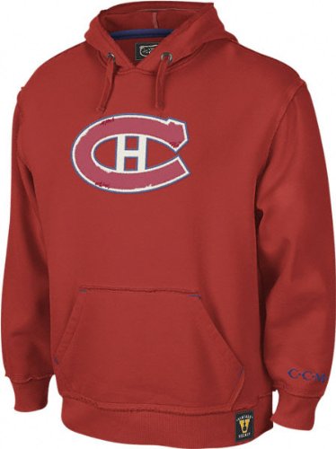 Buy Montreal Canadiens -Red- Vintage Logo Triumph Hooded Sweatshirt