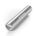 RAVPower Portable Charger 3200mAh External Battery Pack Power Bank with Ultra bright flashlight(3rd Gen Mini, iSmart Technology, Apple Adapter Not Included)for Phones, Tablets and more-Silver