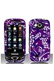 Samsung U820 Reality Graphic Case - Purple Flower
