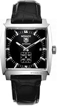 TAG Heuer Men's Monaco Automatic Leather Strap Watch #WW2110.FC6177