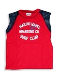 Mish Mish - Toddler Boys Sleeveless Tee, Red, White, Blue