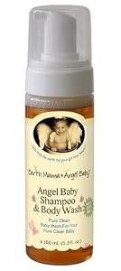 Earth Mama Angel Baby Organic Angel Baby Shampoo & Body Wash, 5.3-Ounce Bottles (Pack of 3)