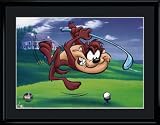 Taz Tee Off Golf Toon Art Litho