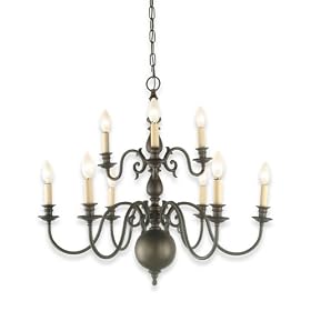Royce Lighting RC2195 6+3ORB Stalton Nine-Light Chandelier Oil Rubbed Bronze by Royce Lighting