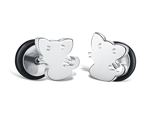 Aegean Jewelry Titanium Lady's Charming Stud Earring with a Gift Box and a FREE Small Gift