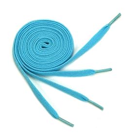 Blue Fashion Flat Shoelaces Boots and shoes 110cm~120cm (1980-7)