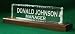 Name Plate Desk Acrylic Walnut Engraved