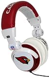 NEW IHIP NFH22AZC ARIZONA CARDINALS HEADPHONES DJ STYLE NFL LOGO - NFH22AZC