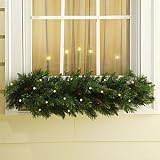 Cordless LED Pre-lit Garland