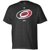 Reebok Carolina Hurricanes Black Primary Logo T-shirt