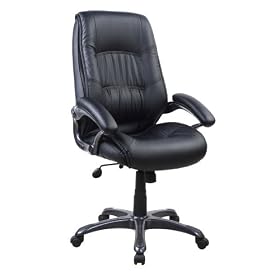 High Back Executive Chair-Black by RTA PRODUCTS