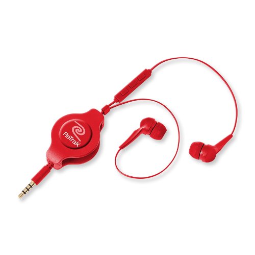 ReTrak-Retractable-Earbuds-with-InLine-Mic-and-iPhone-Controls-Red-ETIPHONEHFRED