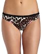 Betsey Johnson Women's Cotton Stretch with Lace Thong