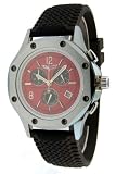 Corvette Men's CR510-M-RED Chronograph Rubber Band ISA Chronograph Watch