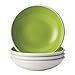 Rachael Ray Dinnerware Rise 4-Piece Stoneware Soup and Pasta Bowl Set, Green