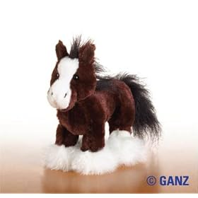 Lil Kinz Clydesdale Horse Brand New Sealed Tag Webkinz by